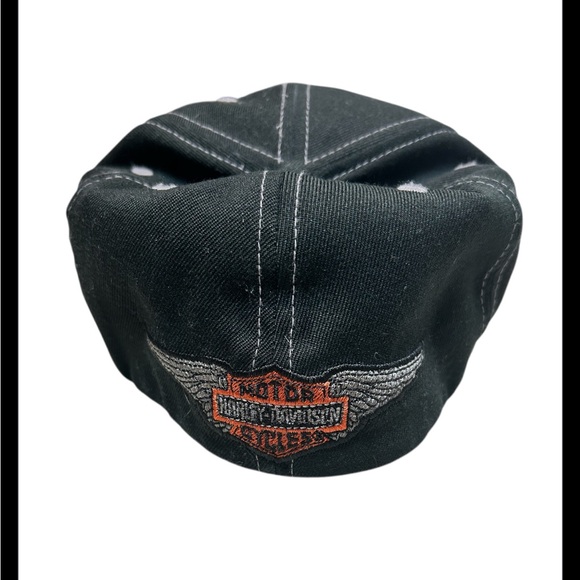 Harley Davidson Wool Blend Embroidered Logo Baseball Hat Size S/M - Picture 3 of 5